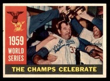 1960 Topps Baseball #391 World Series Summary (The Champs Celebrate) NM/MT *g1