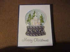 Stampin’ Up Christmas Card Kit - Still Scenes Shaker Globe Shaker Card.
