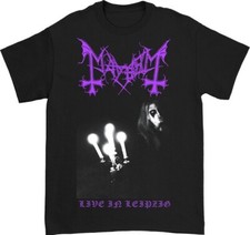 Mayhem - Live In Leipzig DEAD Shirt - Size L - NEW OFFICIAL - Black Metal