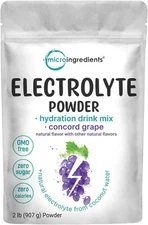 Micro Ingredients Hydration Electrolyte Powder 2lbs 139 Servings | Keto & No ...
