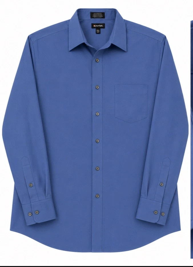 puritan oxford dress shirts Puritan button down oxford in blue. XL