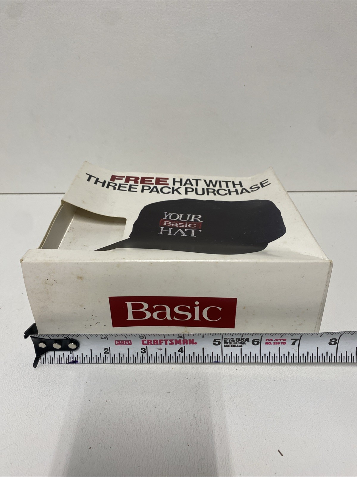 Basic Vintage 90s-Adjustable Snapback Hat Cap Bla… - image 9