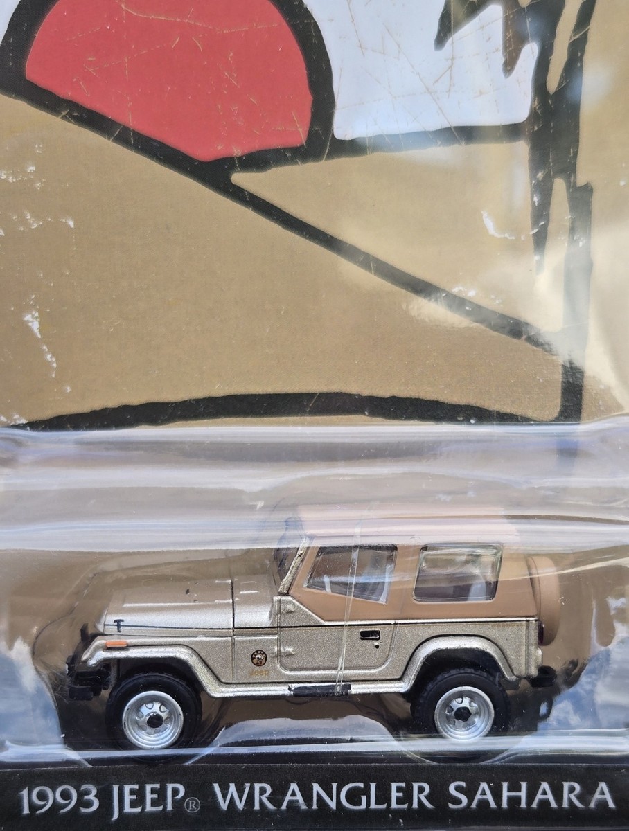 Greenlight 1993 Jeep Wrangler Sahara YJ Rare Loose Chase Green