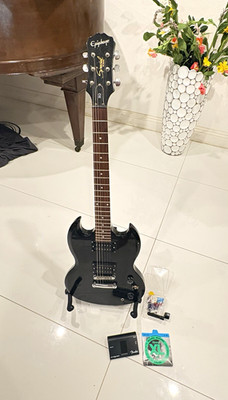 Epiphone SG Special Electric Guitar w/ Gig Bag, guitar stand, picks, and tuner