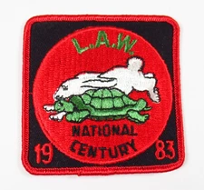League of American Wheelmen National Century 1983 Vintage Embroidered Patch