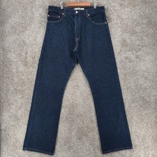 Vintage Levis 517 Boot Cut Jeans Mens 34x32 Blue Denim Y2K 2000s