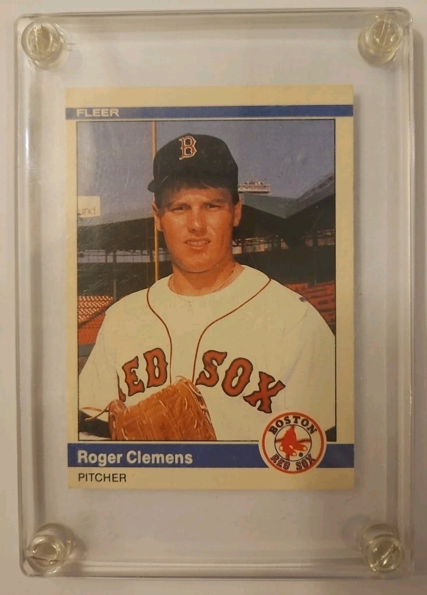 1984 Fleer Update ROGER CLEMENS #U-27 Rookie Card RC MLB Red Sox Pitcher