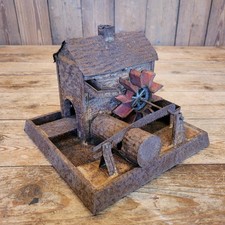 historisches Antriebsmodell S&auml;ge f&uuml;r Dampfmaschine S&auml;gewerk Wasserm&uuml;hle alt