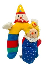 12" BRIO SWEDEN FREDDIE THE TRAIN CLOWN BRIDGE STUFFED PLUSH  PEEKS THE CLOWN