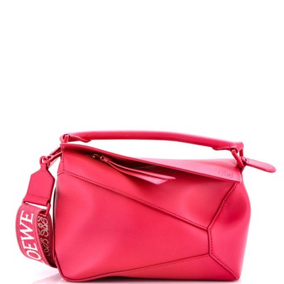 Loewe Monochrome Puzzle Edge Bag Leather Small