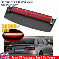 For Audi A4 S4 B8 2008-2015 3rd Brake Light Red Lens LED Rear High Level Centre
