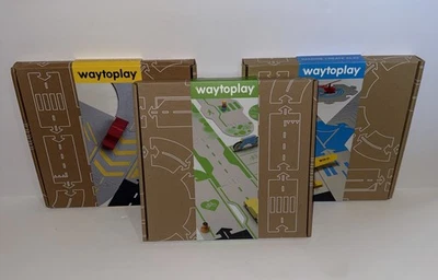 Way To Play Airplane Runway Downtown & Road To Recovery Sets 42 Pc Cardboard - Image 1 of 4