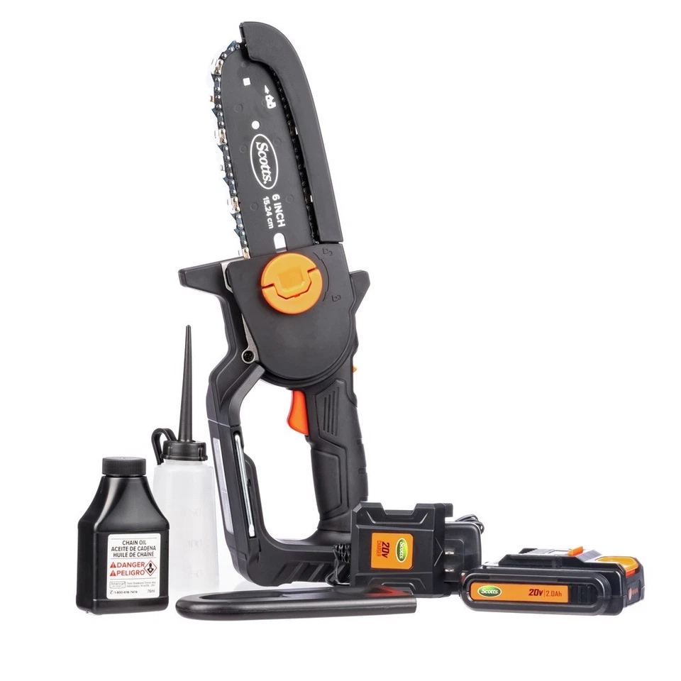 Scott's LCS0620S 20V Li-Ion 6" Hacket Chainsaw Kit (2 Ah) New