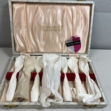 PRIESTLEY AND MOORE SILVER PLATED TEA SPOON SET SHEFFIELD BOXED @C 