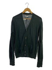 ALLEGE Cotton Cardigan Thin Black Plain Used