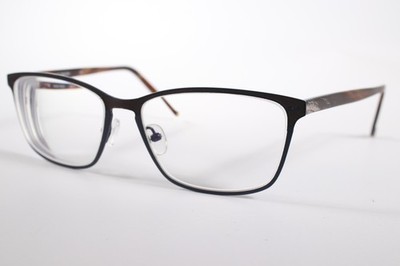 Hackett Brille Bespoke Damen Grau/Blau Vollrand Metallbrille Brillengestell 57mm