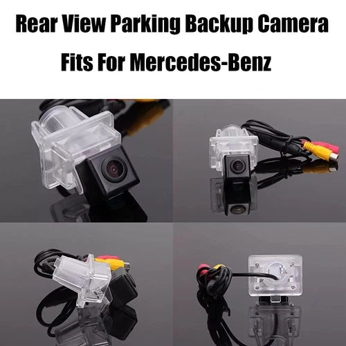 Telecamera di backup vista posteriore auto per Mercedes Benz C300 C350 C63 AMG W204 2007-2014 - Foto 3 di 13