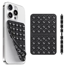 Klearlook Silicone Suction Cup Phone Case Mount Double Sided, Silicon Sticky...