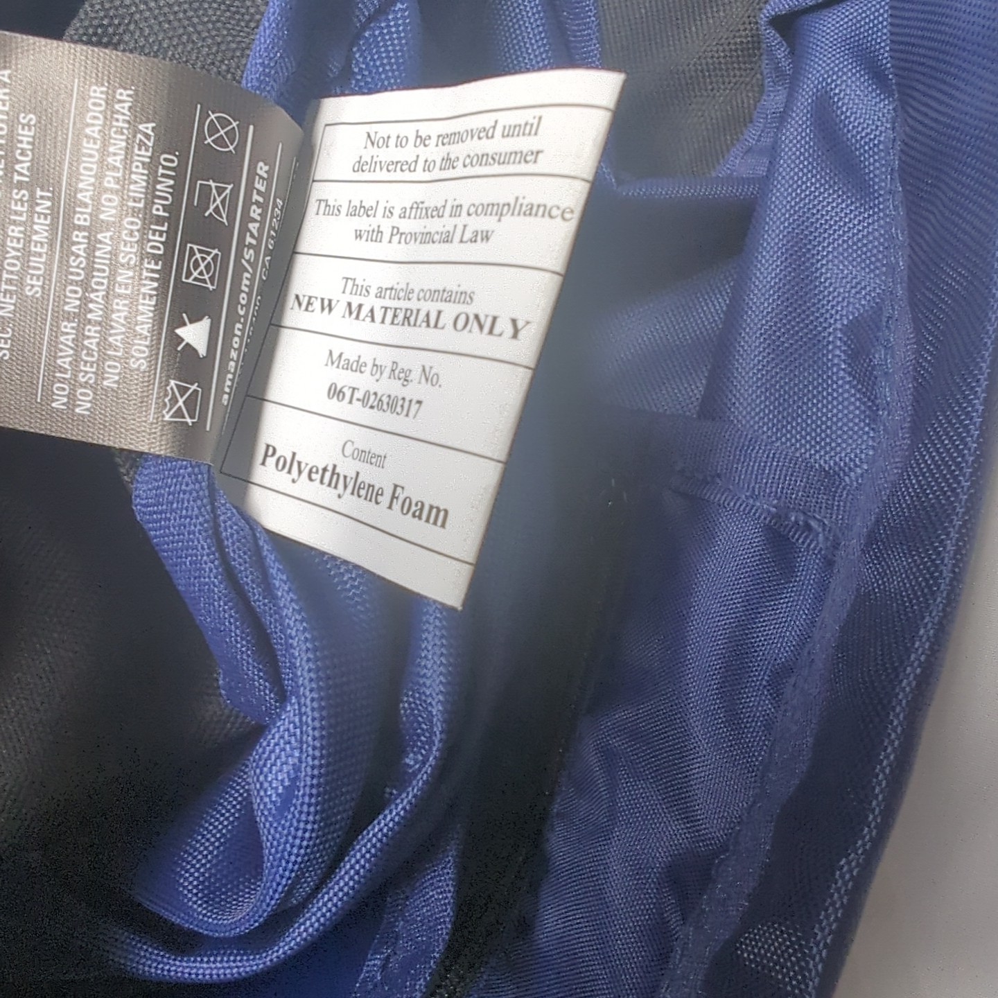 Starter Vintage Drawstring Backpack Blue One Size… - image 15