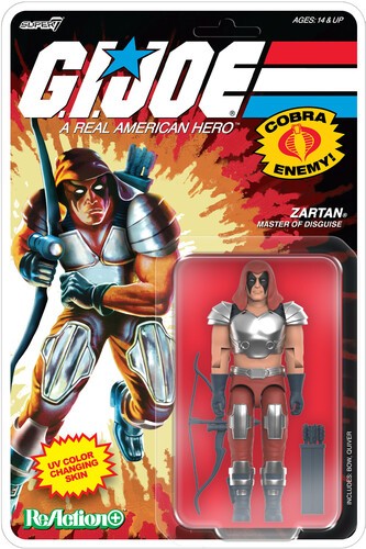 G.I. Joe - ReAction+ Wv9 - Zartan (Comic) [New Toy] Action Figure, Collectible