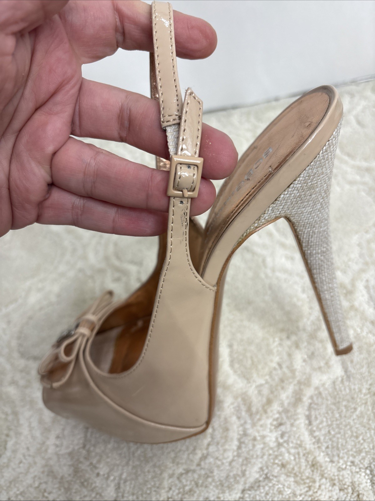 BCBGeneration Angelo Beige/Nude Platform Stiletto… - image 11