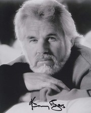 KENNY ROGERS - Music Legend - GENUINE SIGNED AUTOGRAPH