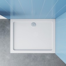 70-140cm Duschwanne Duschtasse 90x90 Antirutsch Kunststein 30mm  Acrylwanne