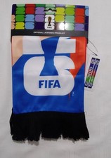 FIFA World Cup 2026 Goal Scarf Bufanda Brand New Logo Souvenir with black fringe