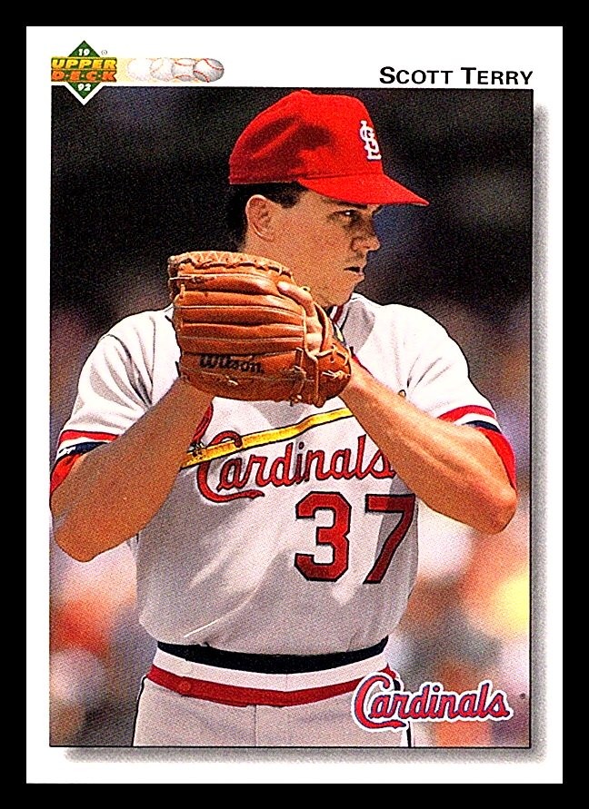 1992 Upper Deck #688 Scott Terry Factory Set Gold Hologram