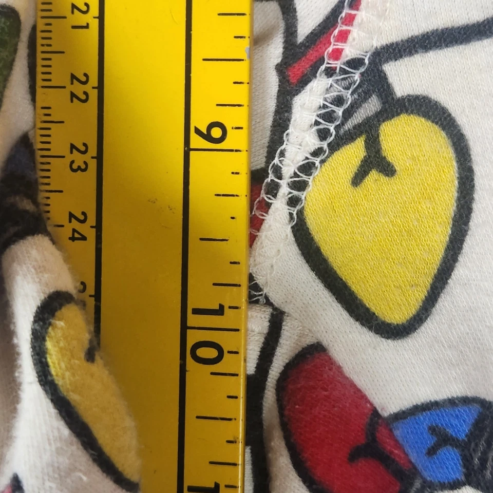 Lazy One Christmas LIGHTS OUT PJ Leggings Size Small String Of Lights GUC  - Image 4 of 4