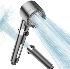 Ion Drops Filtered Showerhead with Hose - Handheld Shower Head for Enhanced W...