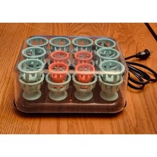 VTG Clairol Lock 'n Roll BT-1 Hot Curlers Rollers Spoolies Pageant Cheer 80s 90s