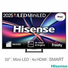 Hisense 50E8QTUK 50 Inch Mini LED HD Smart TV