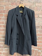 Vintage OMO Norma Kamali Women  s Jacket, Sz 4, Faded Right Shoulder, Power 90