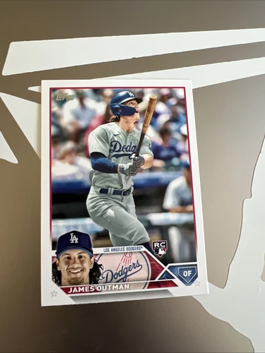 James Outman 2023 Topps #395 RC Los Angeles Dodgers Baseball Card