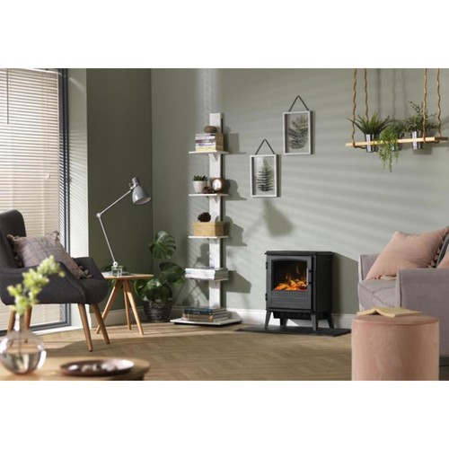 Dimplex Bari Freestanding Optiflame Electric Stove 2kW Fan Heater Remote Control - Picture 4 of 5