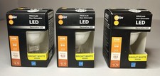 3 LED 35W - 6W MR16 GU5.3 Bi-Pin 3000K BRIGHT WHITE 410 Lumens Light Bulbs