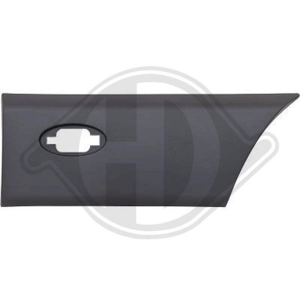 1X Zier /Schutzleiste Seitenwand Diederichs 4487363 FüR Opel Renault Hinten Link-image