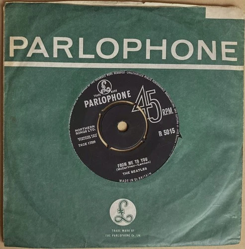 1st Press 1N/1N Beatles - From Me To You / Thank You Girl - 7" EX 1963 R 5015