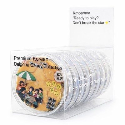 Korean Dalgona Candy 10Pack Box Set   Handmade Honeycomb Hard Candy Snack | T...