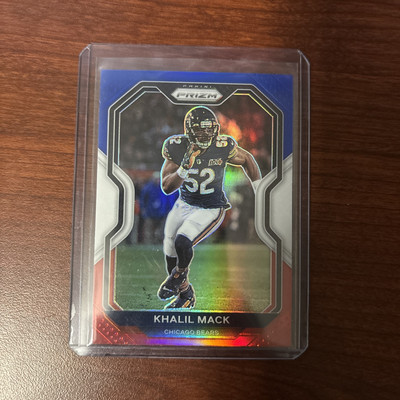 KHALIL MACK 2020 Panini Prizm RED WHITE BLUE Refractor #191 BEARS Chargers