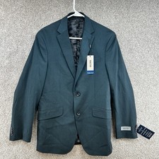NWT Kenneth Cole Reaction Men's Blazer Size 38 Regular Blue Long Sleeve Lined