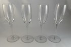 4 Baccarat St Remy St. Remy 6 Oz Champagne Fluted Glasses Signed France — photo 1