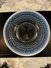 Vintage Anchor Hocking Fenton Hobnail White Opalescent Moonstone 8” Plate