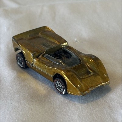 Hot Wheels Redline McLaren M6A 1:64 Gold Diecast Car 1968 Hot