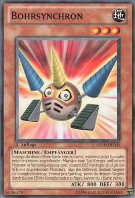 YuGiOh Bohrsynchron DP10-DE004 Common Neu 1st