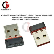High Speed Realtek RTL8188 FTV USB 150M n Wireless WiFi adapter Card PC Network