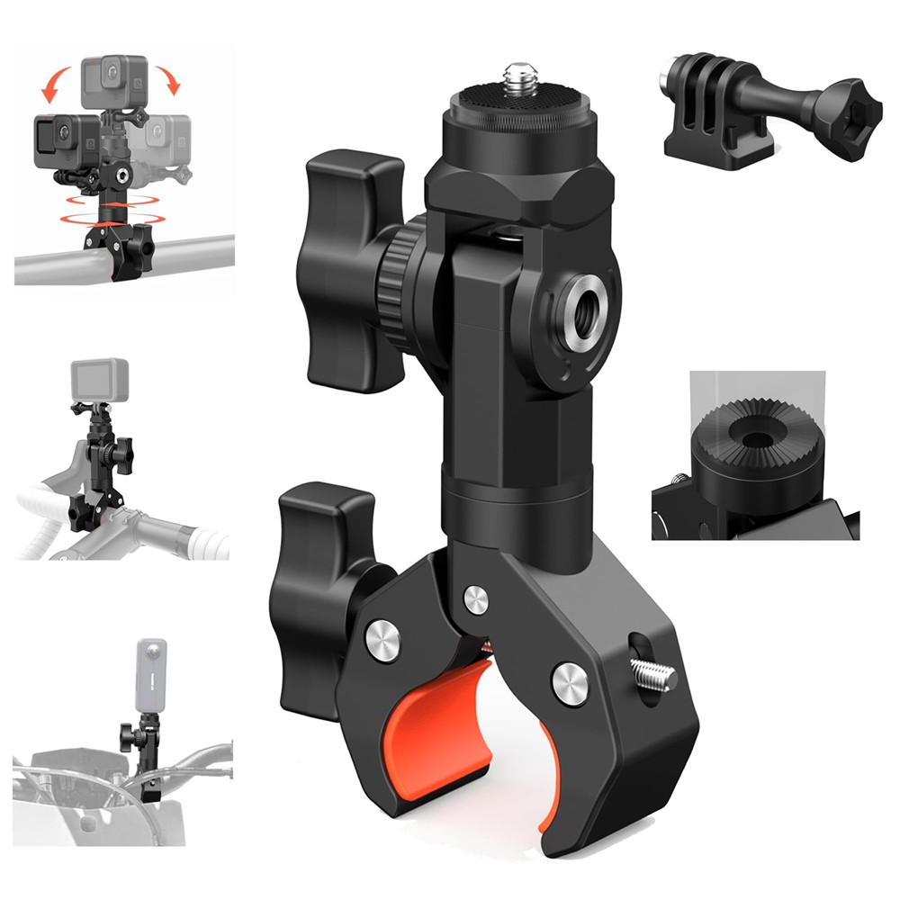 Adjustable Handlebar Camera Clamp Mount For Bike Motorcycle / Bicycle / UTV