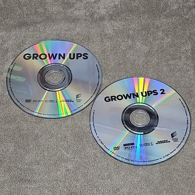 Grown Ups 1 & 2 DVD Lot Movie Comedy Adam Sandler Kevin James Chris Rock