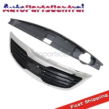 Fit For 2011-2015 Kia Sportage Front Upper Grille Wchrome Cover 863523w000